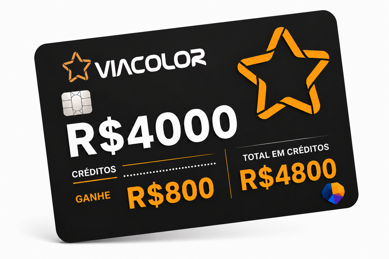Compre R$4.000,00 ganhe R$ 800,00