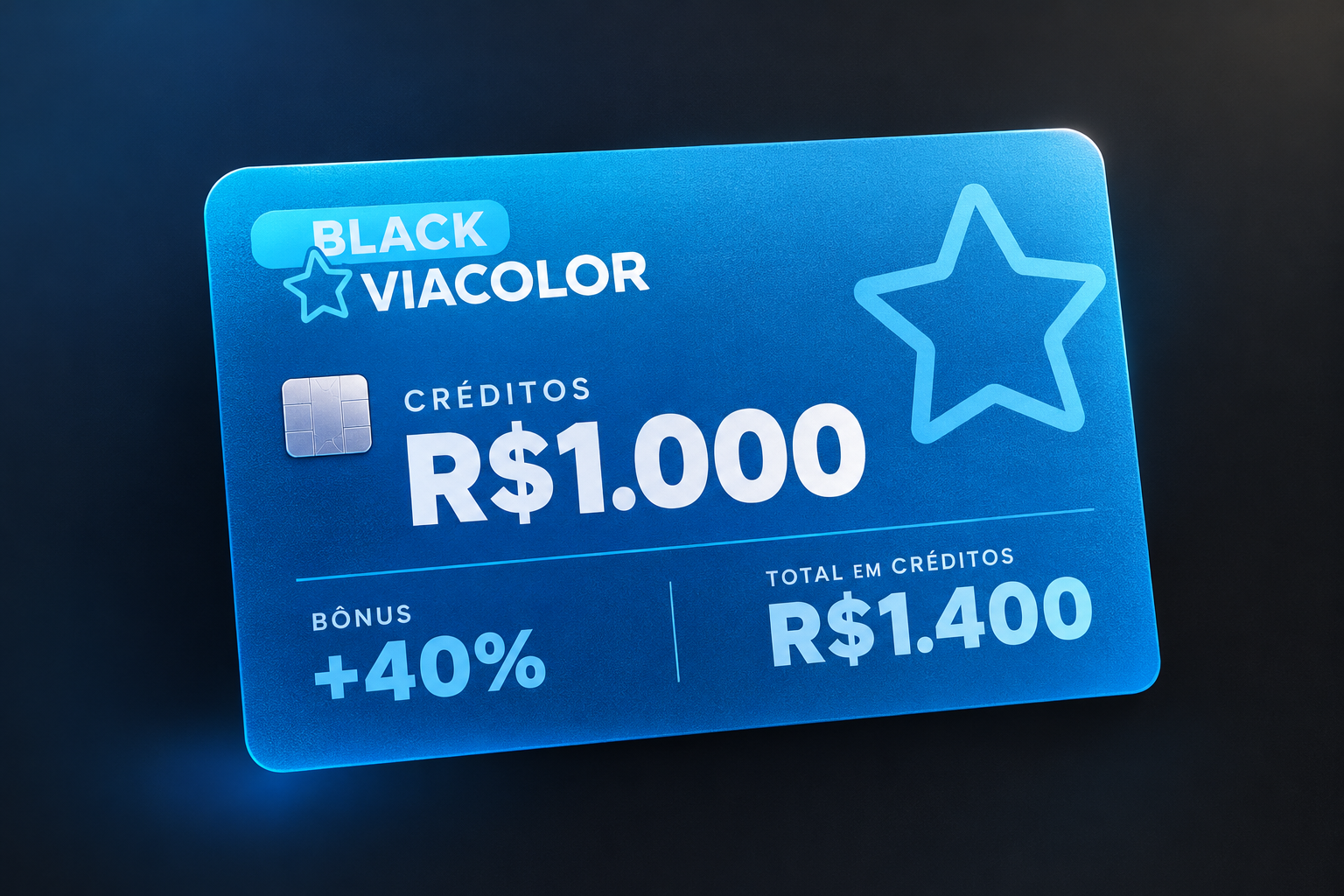 Compre R$ 1000,00 ganhe R$ 400,00